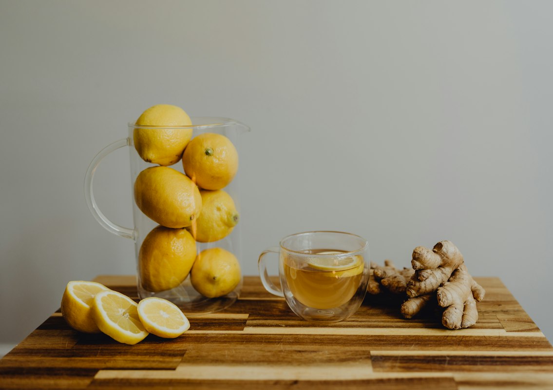 Zitrone-Ingwer-Honig Elixir
